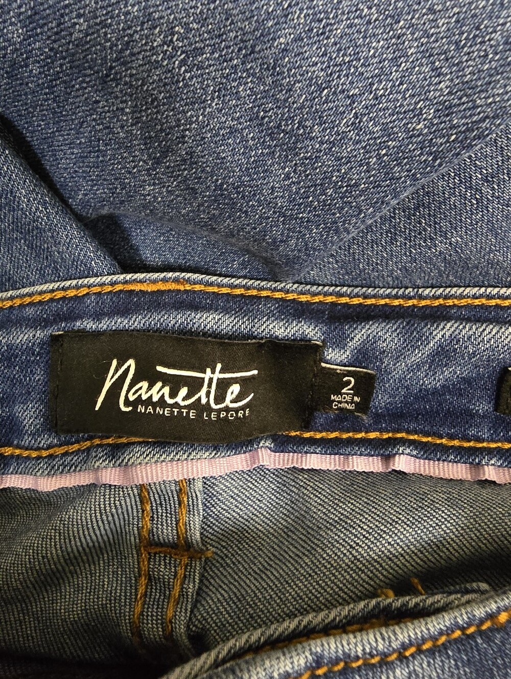 Nanette Lepore HW Astor Skinny Jeans Embroidered Floral Bird Crane Size 2 - Picture 9 of 11